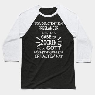 freelancer internet arbeit job geschenkidee spruch Baseball T-Shirt